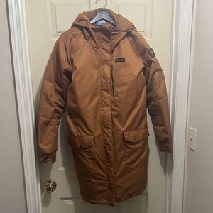 Columbia Tan Hooded Jacket